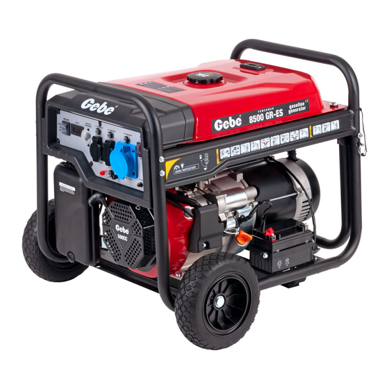 GeBe POWERMAN 8500 GR-ES Manual