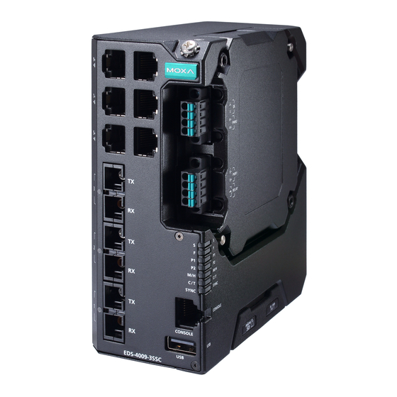 Moxa Technologies EtherDevice EDS-4009 Series Quick Installation Manual