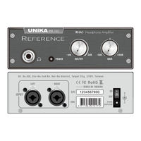 Unika REFERENCE RHA1 User Manual