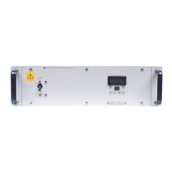 KEPCO MAT Series AC/DC Power Converters Manuals
