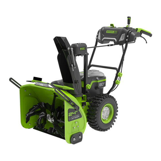 GreenWorks Pro SN80L620 Operator's Manual