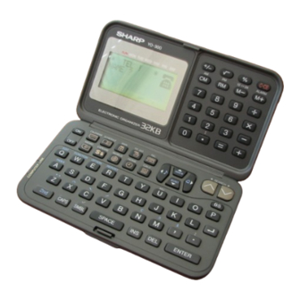 Sharp YO-300 Operation Manual