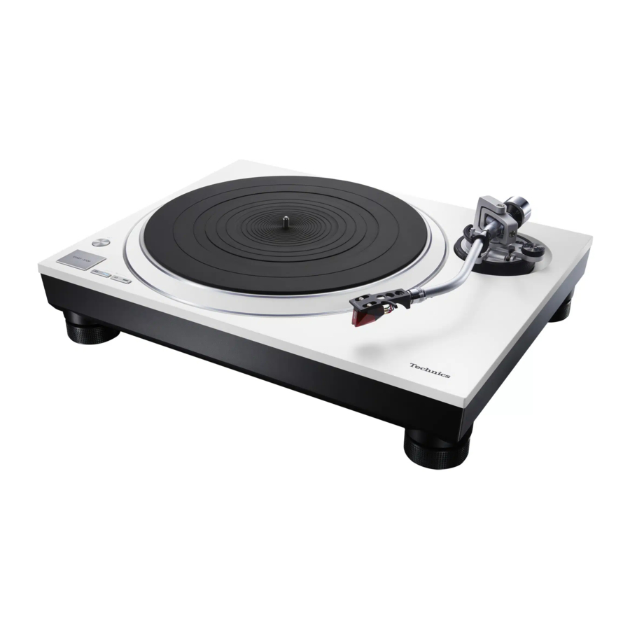 Technics SL-1500C - Direct Drive Turntable System Manual