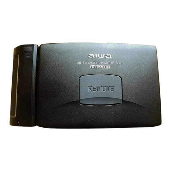 Aiwa HS-PX610 Service Manual