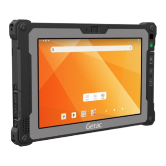 Getac ZX80 Quick Manual