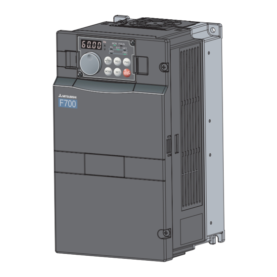 Mitsubishi Electric FR-F720-00046 Installation Manuallines