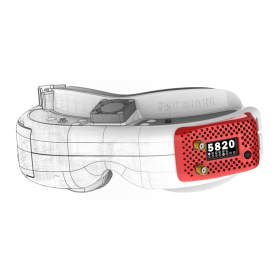 Fatshark HDO + rapidFIRE Module + α ImmersionRC RapidFIRE with Analog PLUS Goggle 5.8G Receiver