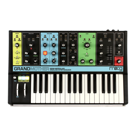 Moog Grandmother Firmware Update