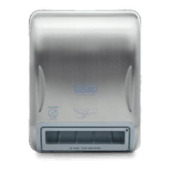 Solaris LoCor Recessed Electronic Dispenser Manuals
