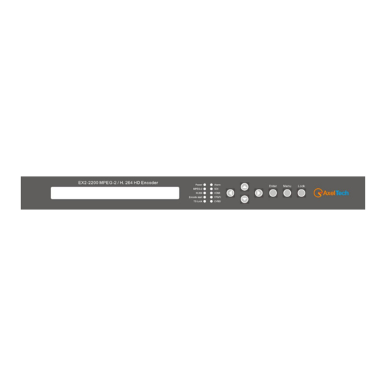 AxelTech EX2-2200 Manuals