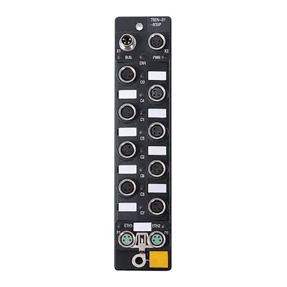 turck TBEN-S Series Instructions For Use Manual