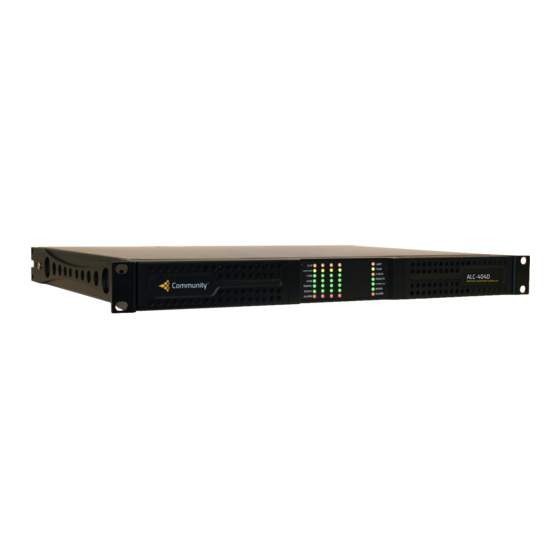 Biamp ALC-1604D Installation & Operation Manual