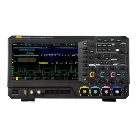 Rigol MS05000-4CH User Manual