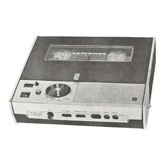Matsushita Electric NATIONAL RQ-152S Service Manual
