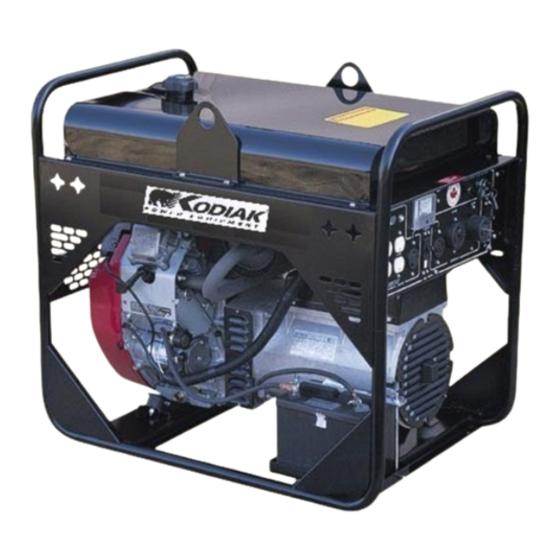 Kodiak SGB12000HX Operating And Parts Manual