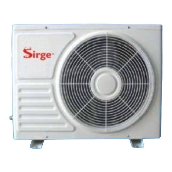 Sirge KFR-25GW Service Manual