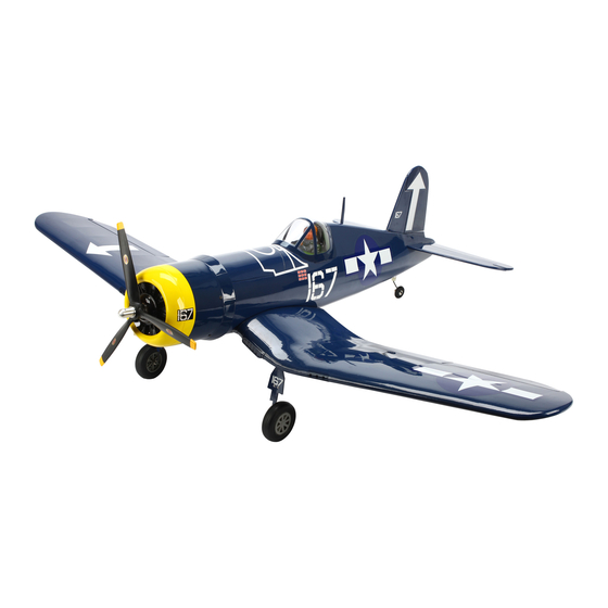 Hangar 9 F4U Corsair .60 ARF Assembly Manual