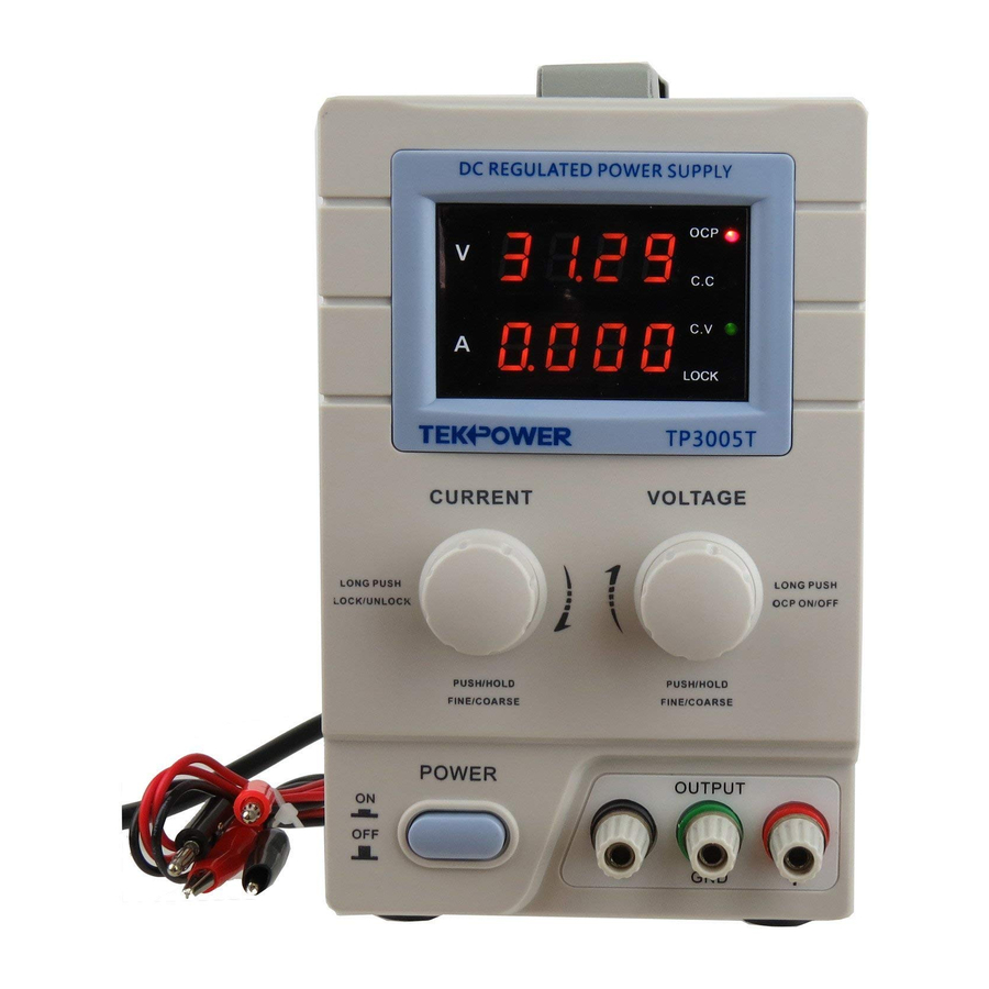 TekPower tp3005t User Manual