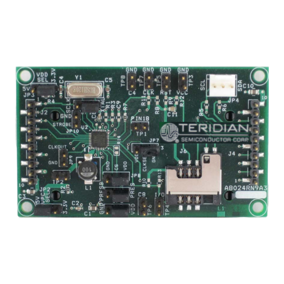 Teridian 73S8023C User Manual