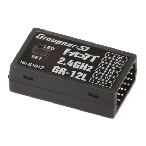GRAUPNER GR-12L HoTT Manual