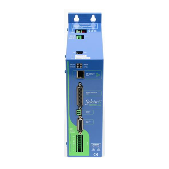 Aerotech Soloist CP Series Hardware Manual