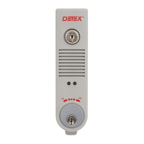 Detex EAX-300 Series Installation Instructions Manual