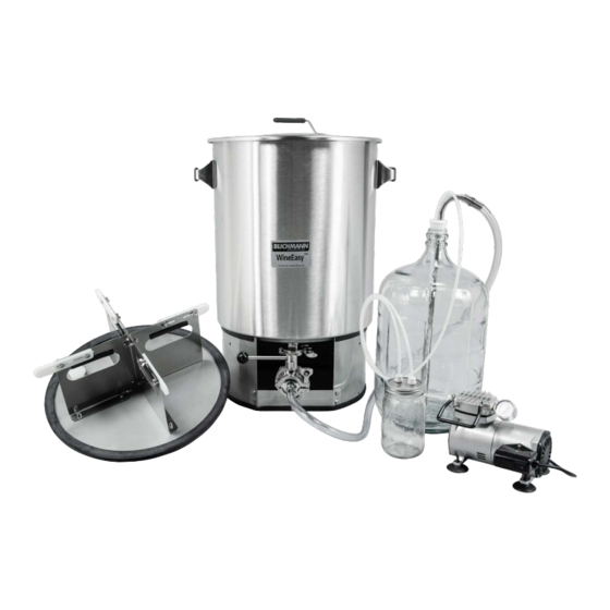 Blichmann Engineering WineEasy Assembly Operation Maintenance Manual