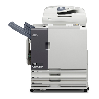 Riso Comcolor X1 Series Getting Started Manual