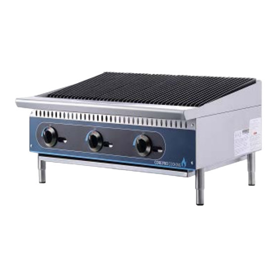 User Manuals: CORE PRO COOKING CP-CB24-M Charbroiler