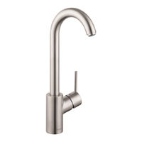 Hans Grohe Talis C Bar Faucet 04217 0 Series Installation/User Instructions/Warranty