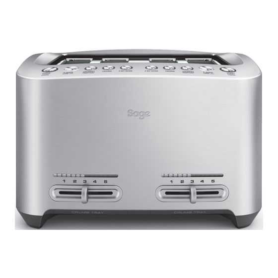 Sage Smart Toast BTA845 User Manual