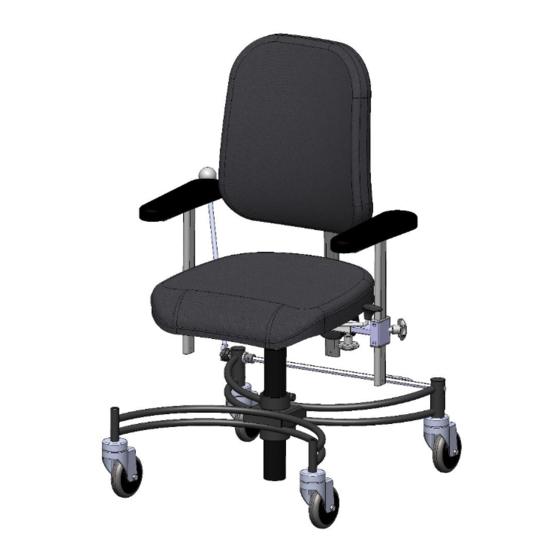 Eurovema EUROFLEX Work chair Basic Instructions For Use Manual