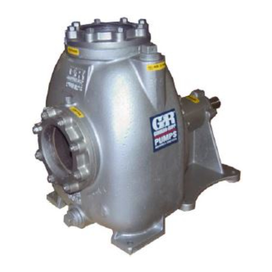 GORMAN-RUPP PUMPS 04C52-B Installation, Operation, And Maintenance Manual With Parts List