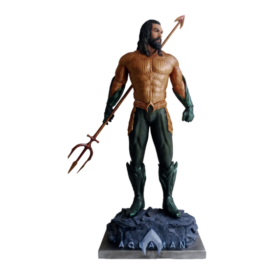 Muckle Mannequins Aquaman AQ-AQ-1 Instruction Manual