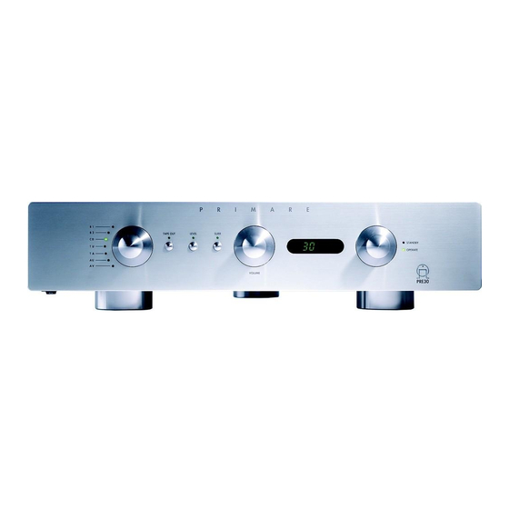 Primare PRE30 User Manual