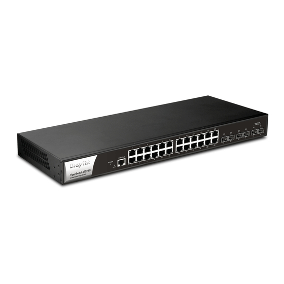 Draytek VigorSwitch G2260 Quick Start Manual