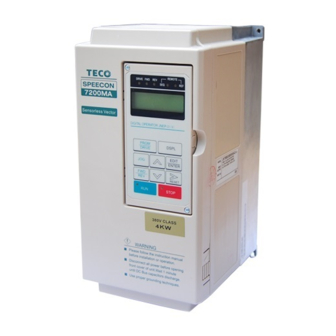 TECO speecon 7200ma Instruction Manual
