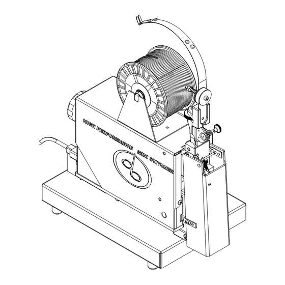 DeLuxe Stitcher MiniStitcher HP Operation And Maintenance Manual