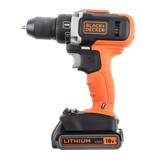 Black+Decker BCD002 Original Instructions Manual