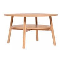 Room Life SVEIN ROUND COFFEE TABLE Assembly Instructions