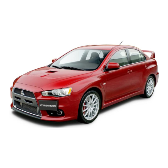 Mitsubishi MOTORS LANCER EVOLUTION 2014 Service Bulletin