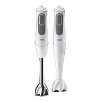 Braun MultiQuick 3 MQ 3000 Smoothie+ Manual