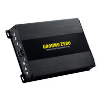 Ground Zero GZIA 4.120 Owner's Manual