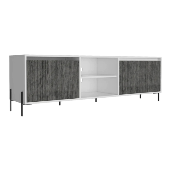 BIG FURNITURE WAREHOUSE DALLAS TV UNIT DL912 Assembly Instructions Manual