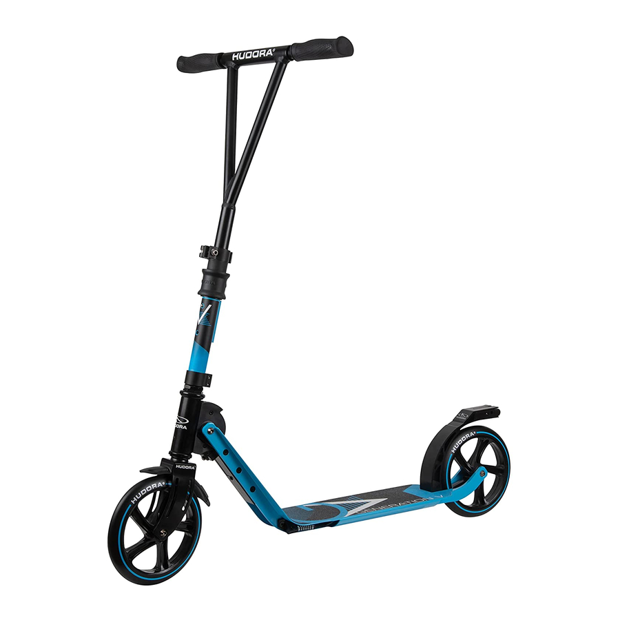 Hudora BigWheel Generation V 205 Instructions On Assembly And Use