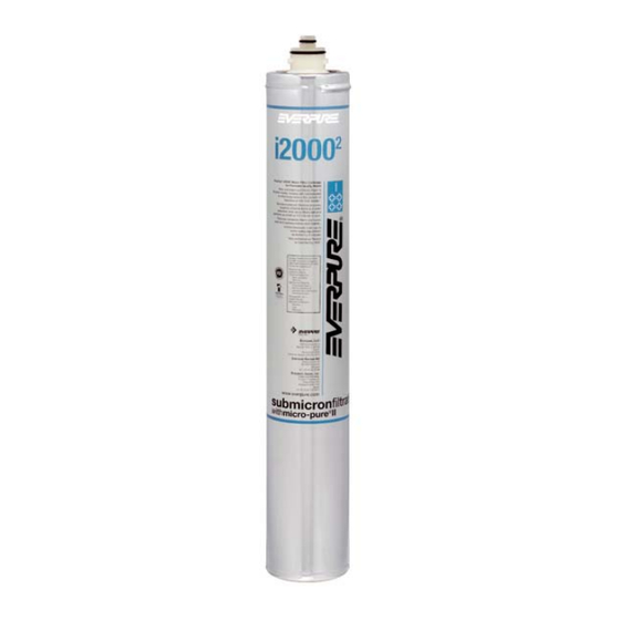 Everpure Filter Cartridge i20002 Specification Sheet