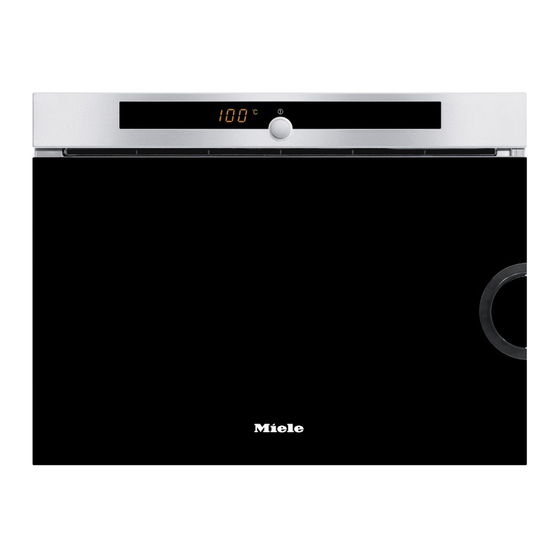 Miele DG 1050 Operating Instructions Manual