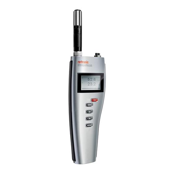 Rotronic HygroPalm HP23 Manuals