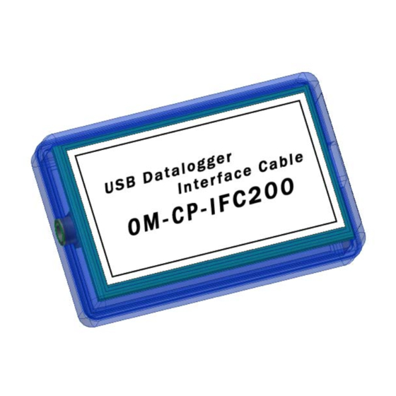 Omega OM-CP-IFC200 Quick Installation Manual
