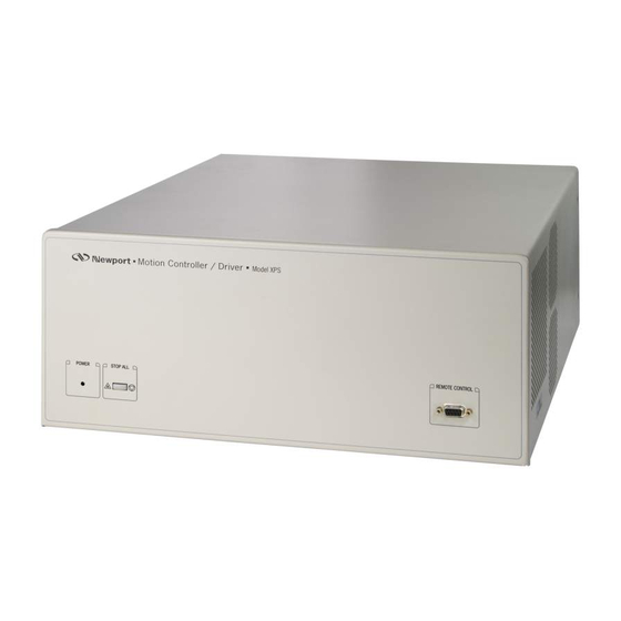 Newport XPS Series Technical Note